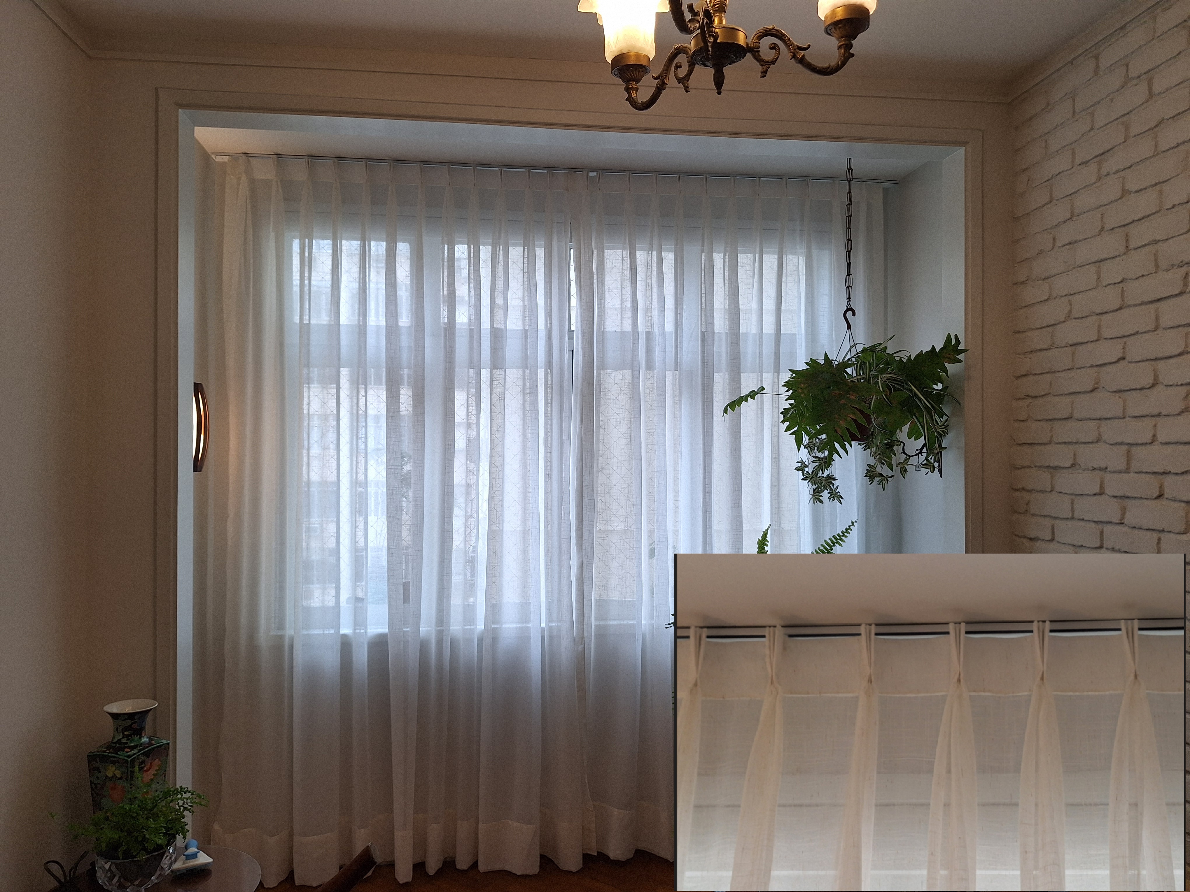 Cortina prega americana